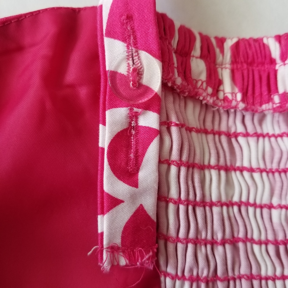 Hot Pink and White Summer Sundress by Madison Leigh - Picture 9 of 10